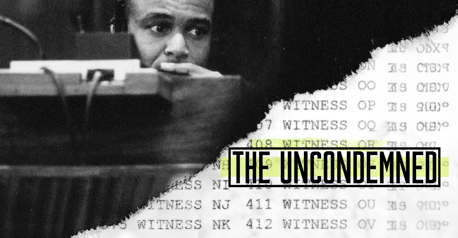 Picture showing banner of the film 'The Uncondemned'.